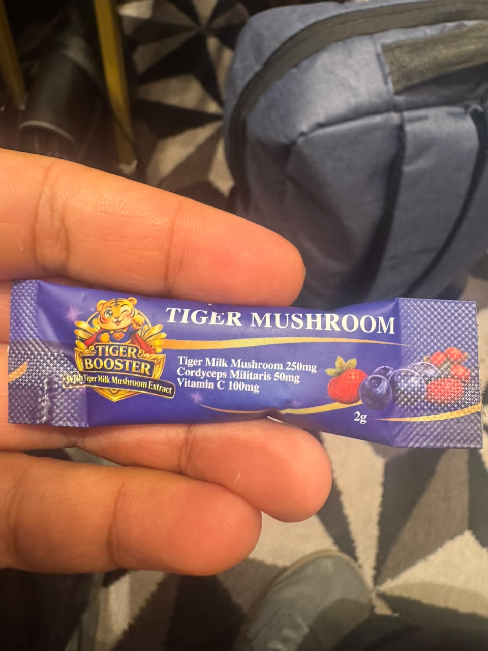 Sachet Tiger Booster Kids yang mudah diamalkan